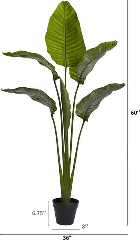 Nearly Natural 60in. Travelers Palm Tree UV Resistant (Indoor/Outdoor) in Saudi Arabia