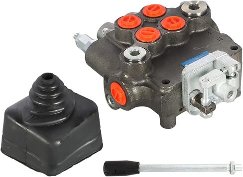 2 مكبات 21GPM في الدقيقة صمام عكسي هيدروليكي لواجهة SAE لوادر الجرارات، مع عصا التحكم in Kuwait