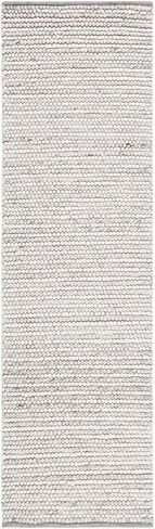 SAFAVIEH Natura Collection Area Rug - 8' x 10', Ivory & Beige, Handmade Farmhouse Boho Wool, Ideal for High Traffic Areas in Living Room, Bedroom (NAT220B) in Saudi Arabia