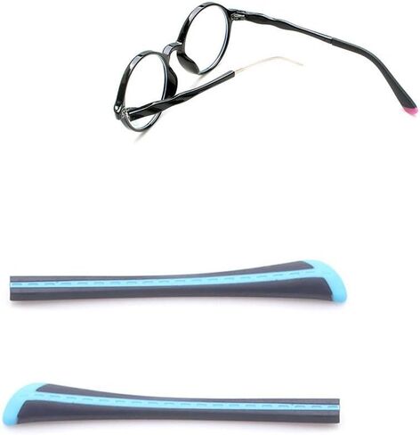 Children Eyeglass End Tips Square Hole Ear Sock Pieces Tube Eyewear Anti-Slip Rubber Comfort Replacement Tips in Saudi Arabia