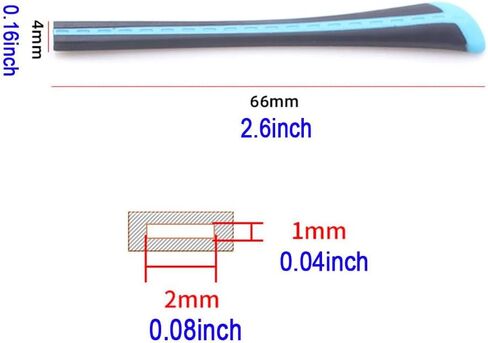Children Eyeglass End Tips Square Hole Ear Sock Pieces Tube Eyewear Anti-Slip Rubber Comfort Replacement Tips in Saudi Arabia