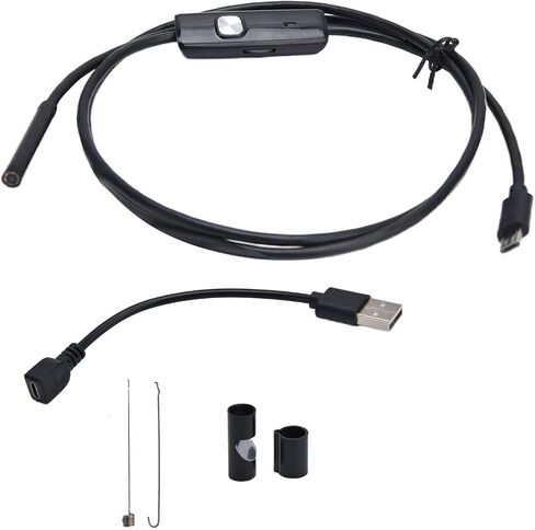 Waterproof USB Endoscope Inspection Camera with LED Light for Android (2m (6.6ft)) in Saudi Arabia