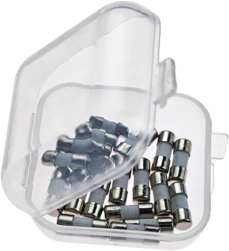 5A، F5A، 5A Fuse، F5A Fuse، 5A250V، F5A250V، 5A Mini Fuse، F5A 250V Fuse، Fast-Blow Mini Ceramic Fuse 3.6 * 10mm (0.14 * 0.39in) (20 قطعة) in Saudi Arabia