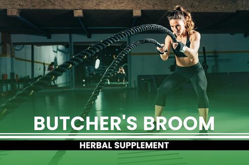 Pure Original Ingredients Butcher's Broom (365 Capsules), No Magnesium or Rice Fillers, Always Pure, Lab Verified in Saudi Arabia