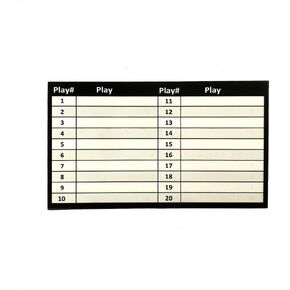 سوار معصم Playbook يُدخل أوراق بطاقات اللعب لمدرب المعصم