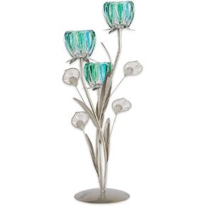 حامل شموع أكسنت بلس تريبل بيكوك بلوم in Kuwait