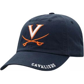 Officially Licensed Virginia University Classic Edition Hat Adjustable Relaxed Fit Team Logo Embroidered Blue Cap