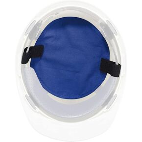 Ergodyne Chill-Its 6715 Evaporative Polymer Cooling Interior Hard Hat Pad, Solid Blue