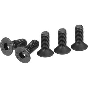 M3-0.5x8mm مسامير غطاء مقبس الرأس المسطح، 20 حزمة مسامير رأس مسطحة مقبس سداسية أكسيد الكربون الصلب الأسود، خيط كامل، مسامير غاطسة in Saudi Arabia
