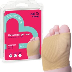 2 Pairs Metatarsal Band with Gel pad on The Forefoot. Relieves Pain and Protects The Plantar Area. Size Small: USA Woman 5.5-9, USA Men 6-7. Made in Spain, EU