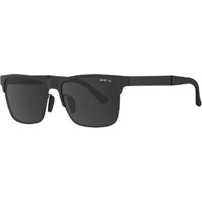 BEX® SUNGLASSES ROCKYT LITE FULL METAL FRAME LIFESTYLE SUNGLASSES - BLACK/GRAY.