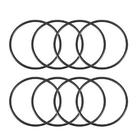 uxcell Nitrile Rubber O-Rings, 42mm OD 38mm ID 2mm Width, Metric Sealing Gasket, Pack of 8