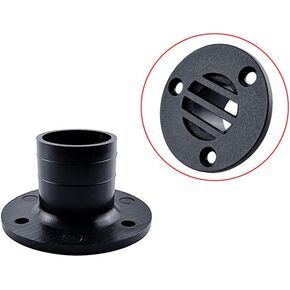 7/8" Nylon Boat Floor Deck Drain (Black, pack of 2)