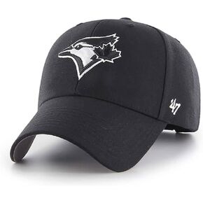 47 Toronto Blue Jays Mens Womens MVP Adjustable Velcroback Black White Hat