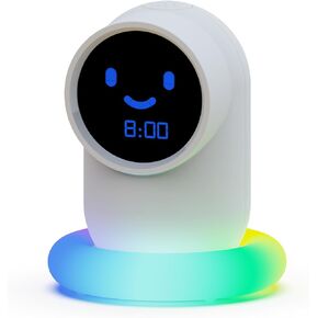 Cute Alarm Clock,Alarm Clock for Bedrooms, Alarm Clock with Night LED, Set Sleep/Wake Modes,NAP time,Sound Machine, Snooze Function,Ok to Wake Alarm Clock Suitable Gift for Family, Friends