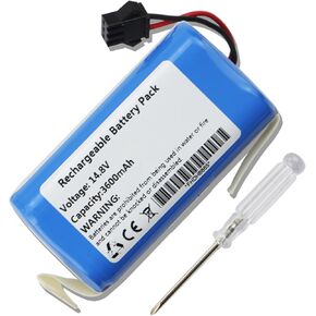 MULS C0914E1 PA04 Rechargeable Battery Replacement for RoboVac G30 Edge, G30 Hybrid, G30 Verge, R450, R500, T2150, X9 Pro Robot Vacuum Cleaner 3600mAh