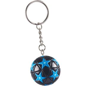 Blue Stars Football Soccer World Cup Key Chain Pendant, Sports Ball Baseball Basketball Key Chain, Backpack Decoration Hanging, School Boys Girl Kids Carnival Reward Men Women Birthday Gift