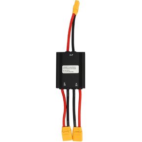 VGEBY Electric Bike Dual Battery Connector Adapter, XT90 Interface Bike Dual Battery Parallel Module Adapter Discharge Balancer