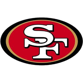 NFL San Francisco 49ers Die-Cut Color Decal, 8"x8", Team Color