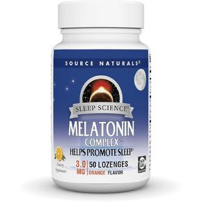 Source Naturals Melatonin Complex - 50 Orange Flavored Lozenges