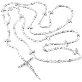 لاسو الزفاف مع بلورات على شكل قلب - لازو دي بودا - مسبحة كبيرة الحجم مع صليب لحفل الزفاف - حبل وحدة الزفاف التقليدي - هدية الزفاف in Kuwait