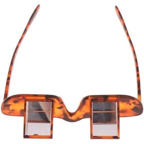 Prism Glasses Lazy Glasses Bed Prism Spectacles Horizontal Eyeglasses Lazy Readers for Reading/Watching TV Lying Down in Bed/Sofa, 90 Degree, Myopia Presbyopic usable, Unisex, Pain Relief