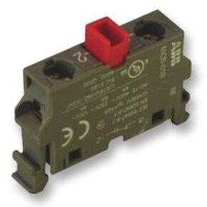 ABB CONTROL - MCB-01B - CONTACT BLOCK, DPST-NC, QUICK CONNECT