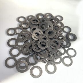 Shim Washers Stainless Steel Ultrathin Gasket Thin Flat Washer Pack of 100-6x10x0.8