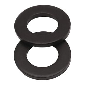 8mm Inside Diameter Carbon Steel Flat Washers, Black Oxide Finish, 200 HV, DIN125, 50 PCS
