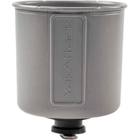 YakAttack MultiMount Cup Holder, Battleship Grey (SSO-1001-BG) | Kayak Fishing Accessories