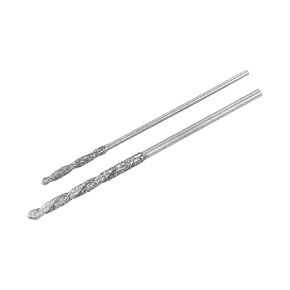 uxcell 0.9mm 1.2mm Diamond Twist Drill Bits High Speed Steel for Glass Sea Shells Stone Tiles 4 Pcs