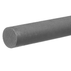 USA Sealing BULK-PR-PVC-125 PVC Plastic Rod, 1/2" Diameter, 1' Length