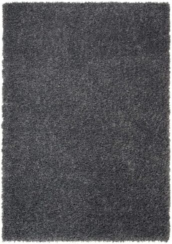 SAFAVIEH August Shag Collection Accent Rug - 2' x 5', Charcoal, Solid Design, Non-Shedding & Easy Care, 1.5-inch Thick Ideal for High Traffic Areas in Entryway, Living Room, Bedroom (AUG200H) in Saudi Arabia