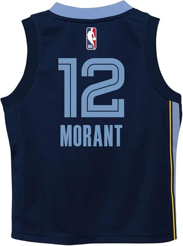 قميص رياضي للأولاد من Outerstuff Ja Morant Memphis Grizzlies NBA للأطفال 4-7 إصدار Navy Icon in Saudi Arabia