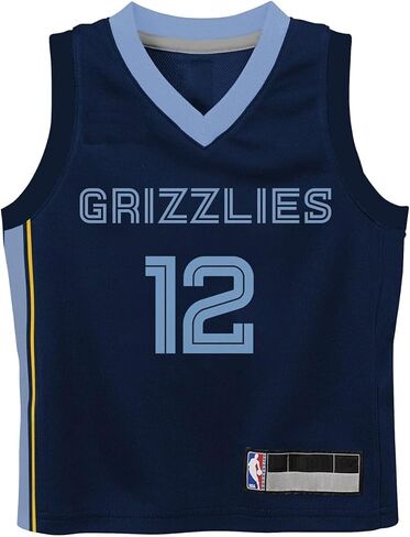 قميص رياضي للأولاد من Outerstuff Ja Morant Memphis Grizzlies NBA للأطفال 4-7 إصدار Navy Icon in Saudi Arabia