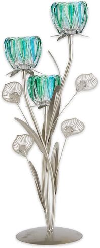 حامل شموع أكسنت بلس تريبل بيكوك بلوم in Kuwait