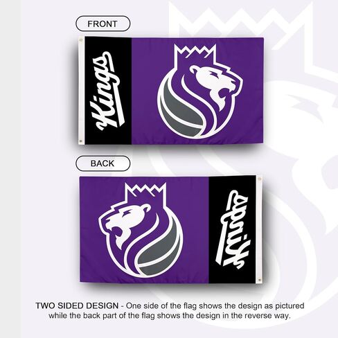 Desert Cactus Sacramento Kings Flag Team NBA National Basketball Association 100% Polyester Indoor Outdoor 3x5 feet Flags (Flag C) in Saudi Arabia