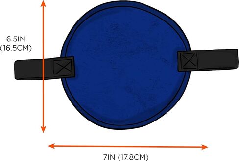 Ergodyne Chill-Its 6715 Evaporative Polymer Cooling Interior Hard Hat Pad, Solid Blue in Saudi Arabia