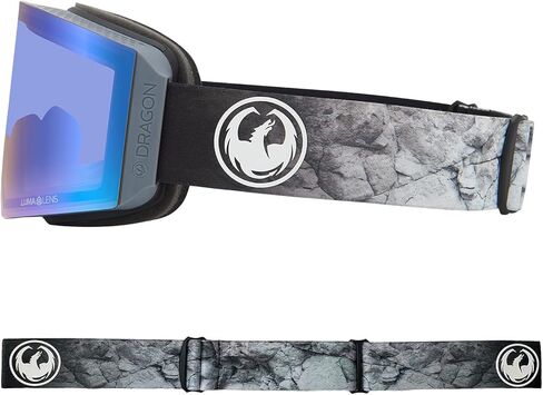 نظارات Dragon للجنسين RVX OTG مع عدسات إضافية للثلج، BOULDER/LLFLASHBLUE+LLMIDNIGHT، OFA in Kuwait