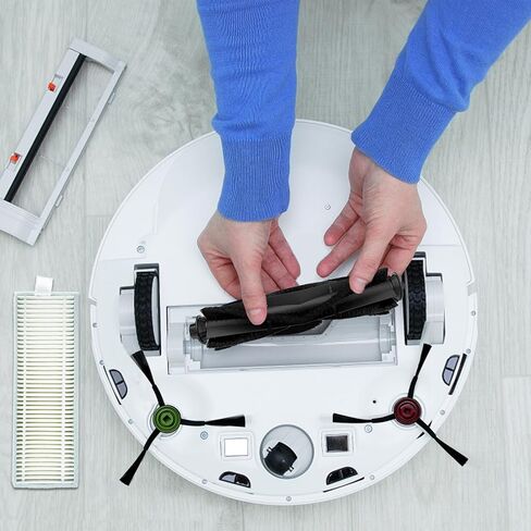 حزمة من 19 ملحقًا لـ Tikom G8000، G8000 Pro، للمكنسة الكهربائية Honiture G20، G20 Pro مع قطع غيار، 1 فرشاة رئيسية، 4 مرشحات + 4 مرشحات رغوة، 4 مناديل، 6 فرش جانبية in Kuwait