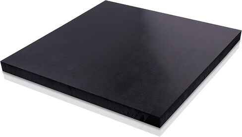 UHMW (Ultra High Molecular Weight) Polyethylene Plastic Sheet 3/8" x 24" x 48" - Black Color in Saudi Arabia