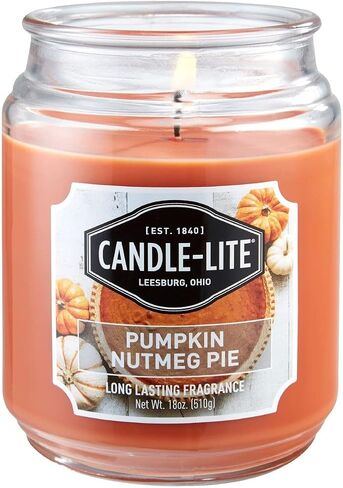 CANDLE-LITE Scented Ocean Blue Mist Fragrance, One 18 oz. Single-Wick Aromatherapy Candle with 110 Hours of Burn Time, Light Color (Individual Box) in Saudi Arabia