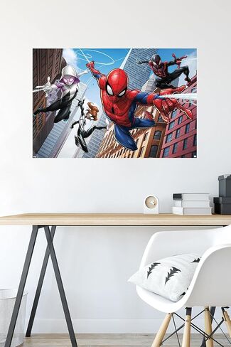 Trends International Marvel Comics - Spider-Man - Web Heroes Wall Poster, 22.375" x 34", Unframed Version in Saudi Arabia