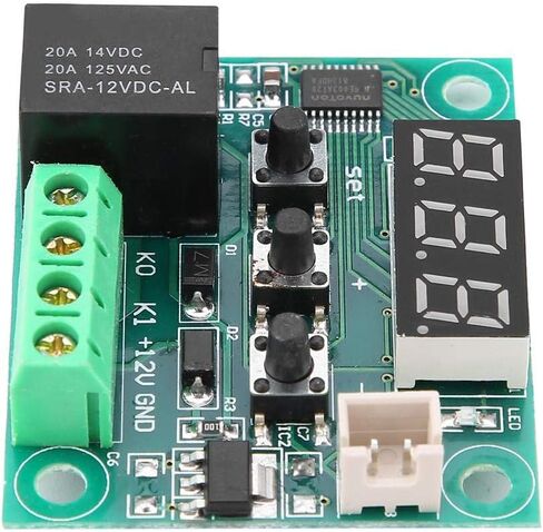 Digital Thermostat Module, XH-W1209 12V High Accuracy Digital Thermostat Module Temperature Control Board Temperature Controller Switch Sensor Module Thermostat in Kuwait