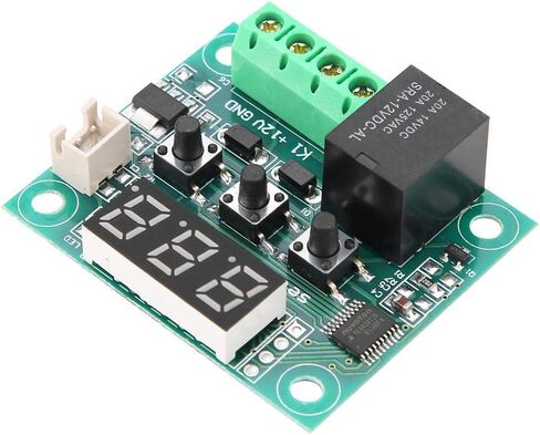 Digital Thermostat Module, XH-W1209 12V High Accuracy Digital Thermostat Module Temperature Control Board Temperature Controller Switch Sensor Module Thermostat in Kuwait
