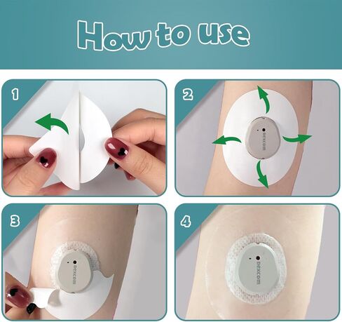 رقعة لاصقة Dexcom G7 مقاومة للماء 30 قطعة من أجل G7 رقعة تراكب خالية من اللاتكس الشفاف، التصاق قوي يدوم طويلاً أكثر من 10 أيام، مقاوم للعرق، مسامي، سهل الاستخدام، لا يسبب الحساسية وخالي من اللاتكس in Saudi Arabia