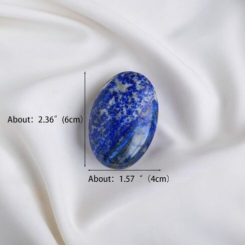Runyangshi Natural Yellow Calcite Crystal Palm Play Stone Polishing Thumb Worry Stone Healing & Calming Worry Stone Polished Healing Crystal Stone for Relieve Anxiety Stress in Saudi Arabia