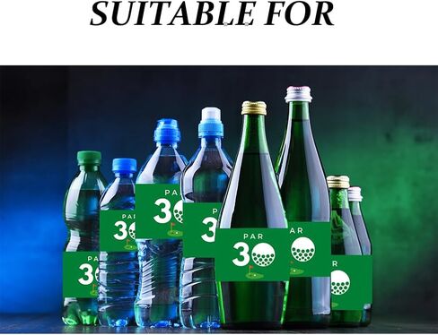Golf Themed Water Bottle Labels, 20 Packs Let's Par-Tee Party Supplies Water Bottle Labels Stickers Wrappers Waterproof for Golf Party Decorations (Let's Par-Tee) in Kuwait