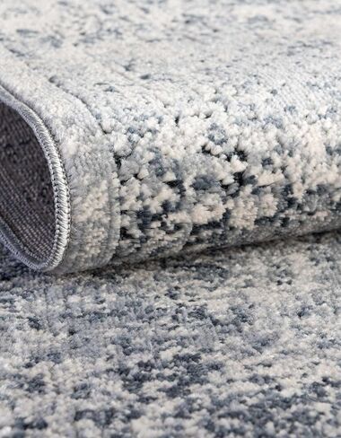 Unique Loom Chateau Collection Area Rug - Jefferson (2' x 3' 1" Rectangle, Blue Gray/Beige) in Saudi Arabia