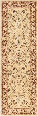 سجادة SAFAVIEH الفارسية من مجموعة الأساطير - 2'6" × 20'، عاجي وصدأ، صوف تقليدي مصنوع يدويًا، مثالية للمناطق ذات حركة المرور العالية في غرفة المعيشة وغرفة النوم (PL819D) in Saudi Arabia